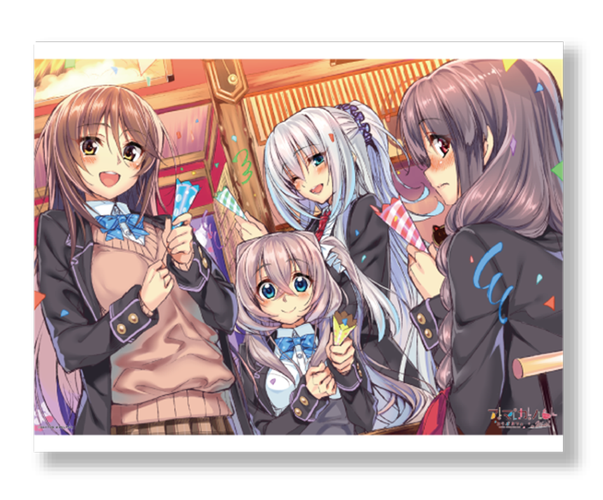 アマカノ２＋コラボカフェ限定　アマカノ	シリーズマスターアップイラスト B1タペストリー：アマカノSS