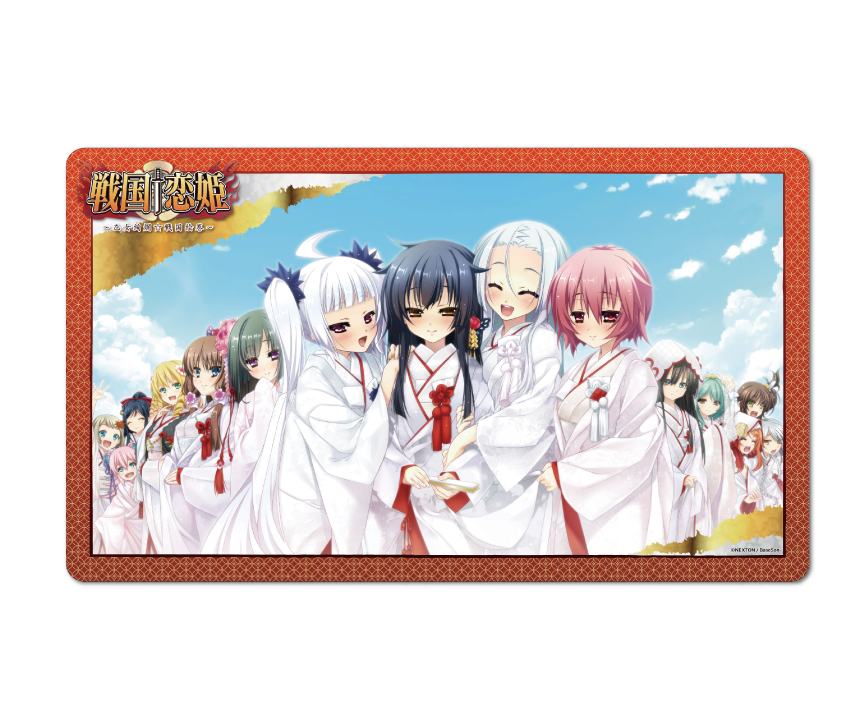 店舗良い 戦国恋姫 コラボカフェ ラバーマット （ホワクロ【公式】秋葉原 サプライ・アクセサリ・グッズ