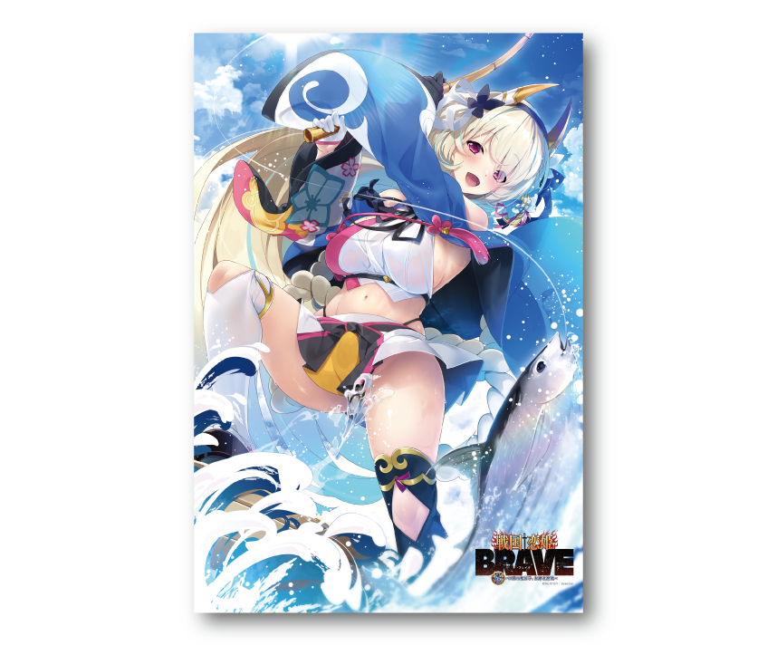 戦国†恋姫シリーズコラボカフェ限定　B2タペストリー：BRAVE壱 渚