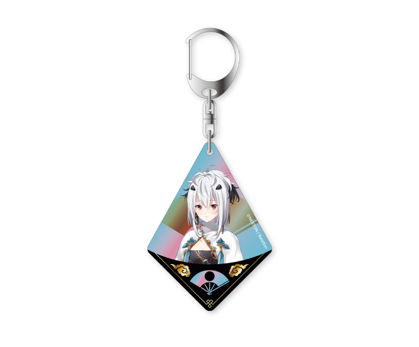 戦国†恋姫シリーズコラボカフェ第弐幕限定 フチなしオーロラアクリルキーホルダー 鳳蝶