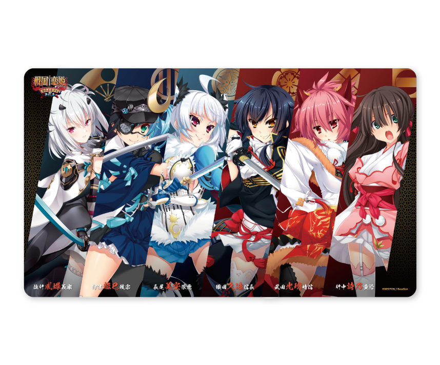 戦国†恋姫シリーズコラボカフェ第弐幕限定　ラバーマット
