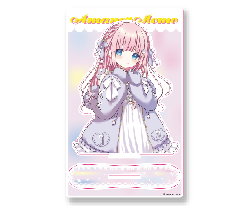 コラボカフェ限定　枠付きアクリルスタンド　おめかし