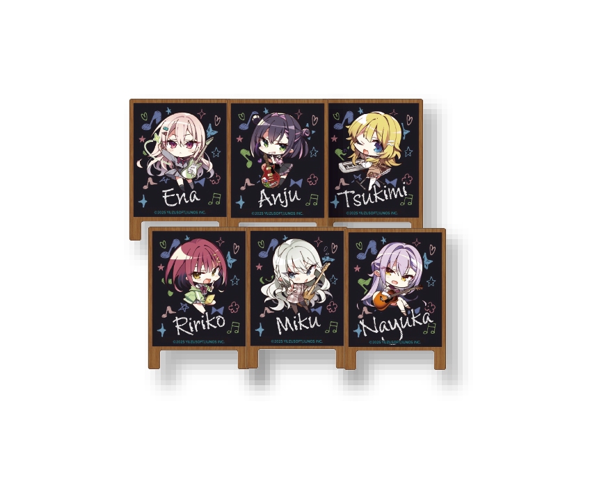 ライムライト・レモネードジャムコラボカフェ限定　看板風アクリルクリップ【6種セット】