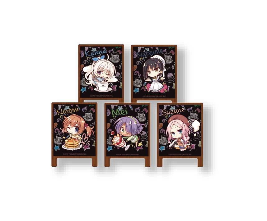 ライムライト・レモネードジャムコラボカフェ限定　看板風アクリルクリップ【喫茶ステラ5種セット】