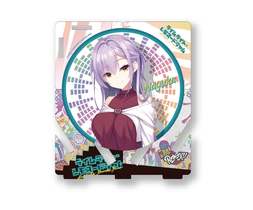 ライムライト・レモネードジャムコラボカフェ限定　組み立て式アクリルコースター【那優花】