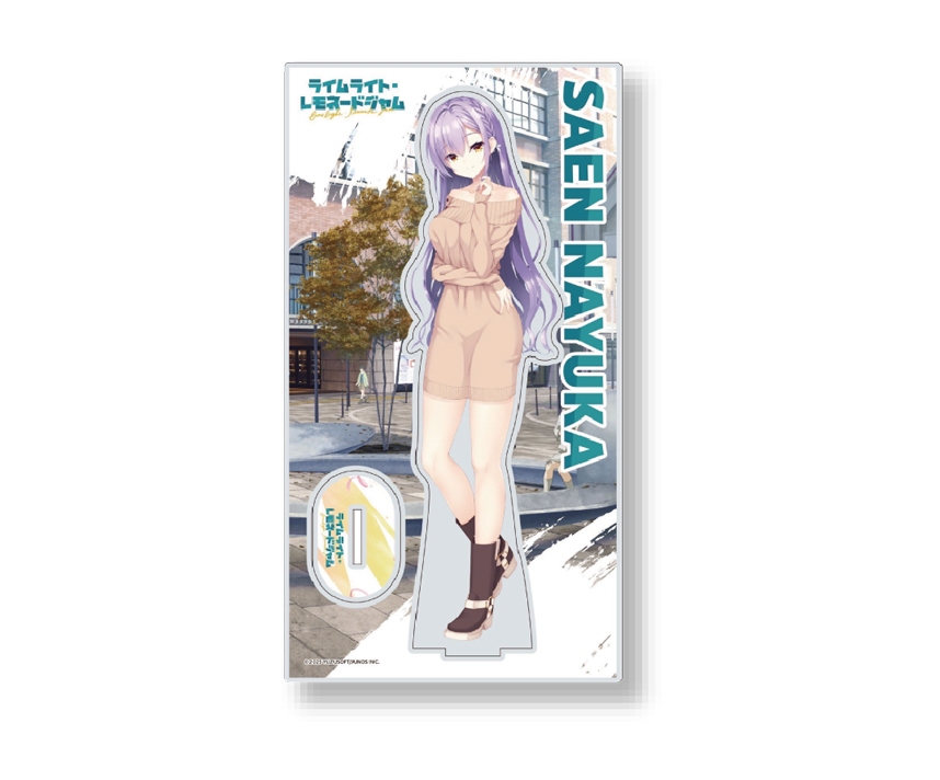 ライムライト・レモネードジャムコラボカフェ限定　枠付きアクリルスタンド【那優花】