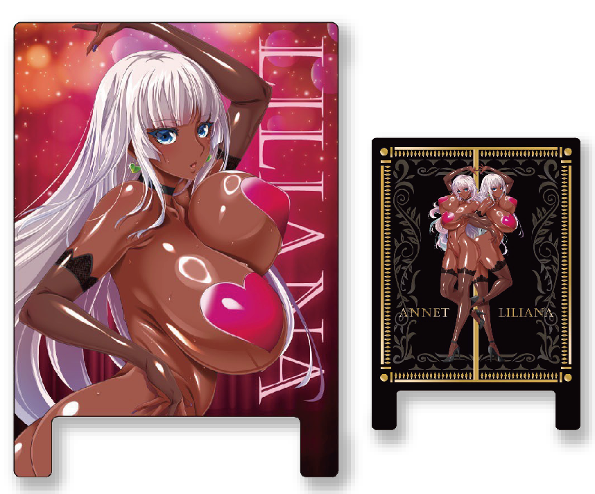 葵渚コラボカフェ限定　描き下ろし看板風アクリルクリップ　リリアナさん