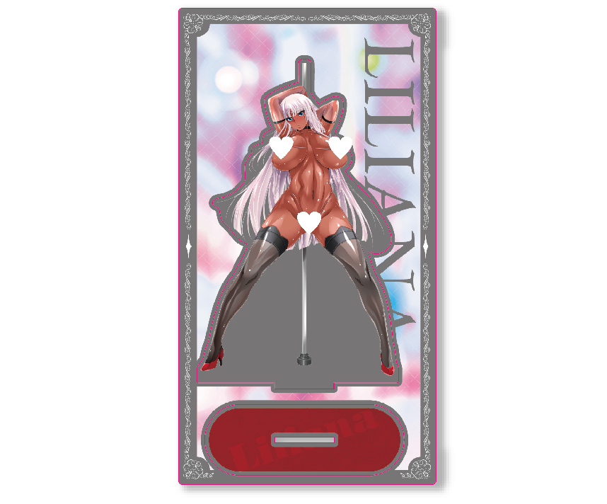 葵渚コラボカフェ限定　描き下ろしアクリルスタンド　リリアナさん（ポール）