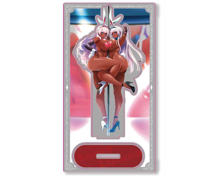 葵渚コラボカフェ限定　描き下ろしアクリルスタンド　アネットさん＆リリアナさん（バニー）