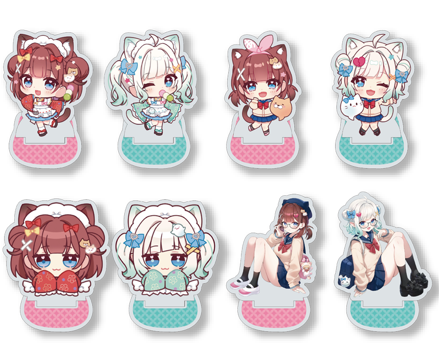 あやみファミリーコラボカフェ３ コラボ限定　描き下ろしミニアクリルスタンド【※ランダム商品】