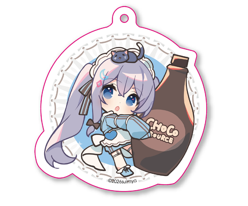 すいみゃ家コラボカフェ限定　アクリルキーホルダー【猫月みお】