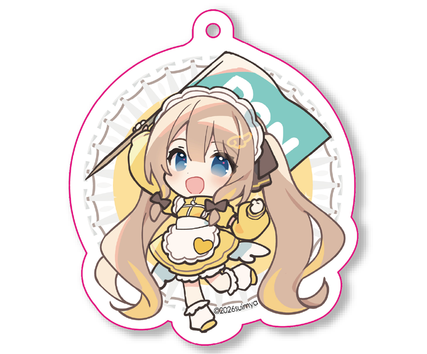 すいみゃ家コラボカフェ限定　アクリルキーホルダー【綿宮あひる】