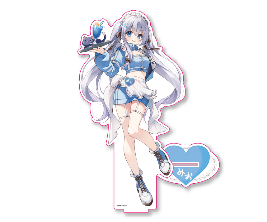 すいみゃ家コラボカフェ限定　BIGアクリルスタンド【猫月みお】