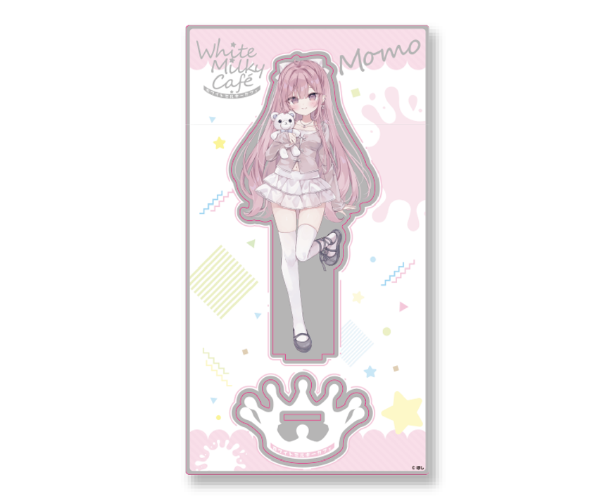 White Milky Cafe　コラボカフェ限定描き下ろしアクリルスタンド　もも