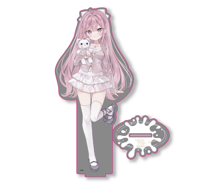 White Milky Cafe　コラボカフェ限定描き下ろしBIGアクリルスタンド　もも