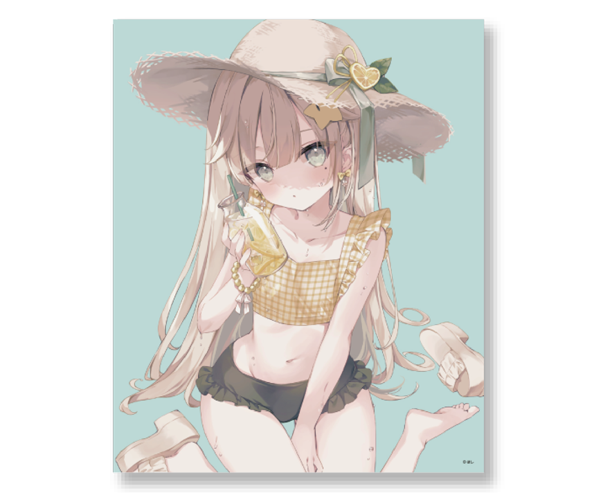 White Milky Cafe　コラボカフェ限定キャンバスアート①