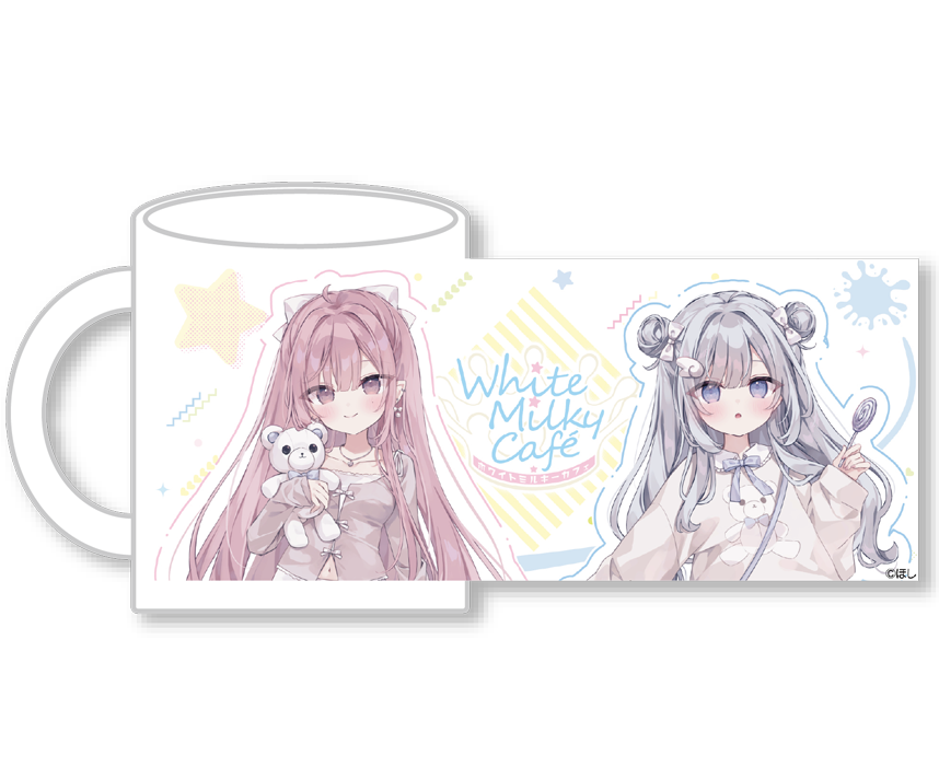 White Milky Cafe　コラボカフェ限定描き下ろしマグカップ